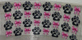 🎀 Pink Bow Paw Print Wrap | 16oz Cup Wrap