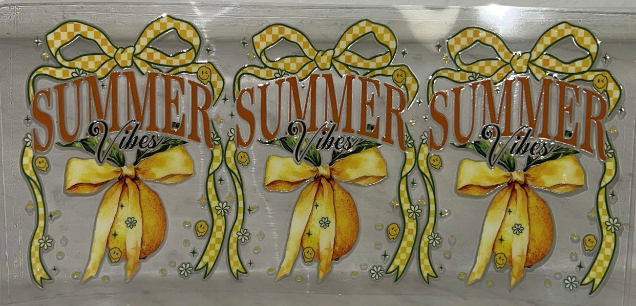 🍋 Summer Vibes Wrap | 16oz Cup Wrap